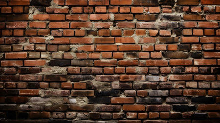 Old brick wall texture background. Grunge brick wall texture.の素材
