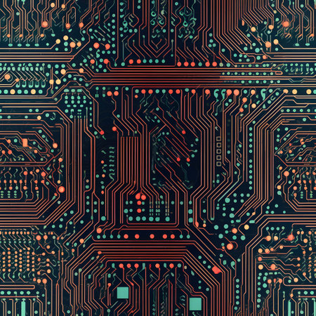 Circuit board background. Electronic computer technology. Motherboard digital chip. Tech science background. Integrated communication processor. Information engineering component.の素材
