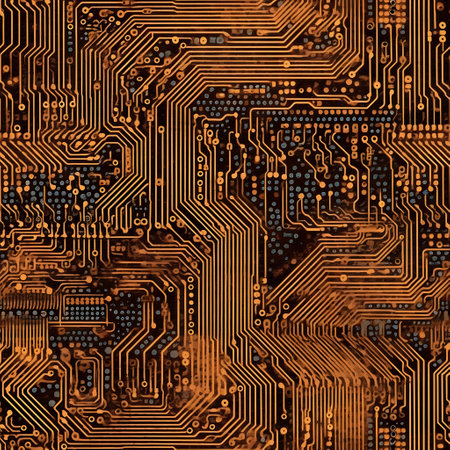 Circuit board background. Electronic computer hardware technology. Motherboard digital chip. Tech science background. Integrated communication processor.の素材