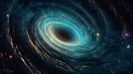 Planets, stars and galaxies in outer space showing the beauty of space exploration.の素材