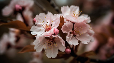 cherry blossom in spring, soft focus, very shallow depth of fieldの素材
