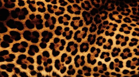 Leopard skin texture. Animal skin pattern. Abstract background and texture.の素材