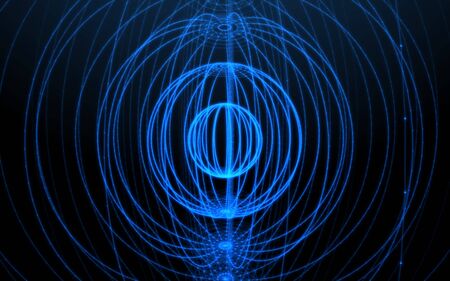 Abstract sphere lines technology.Network connection backgroundの写真素材