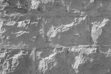 Stone Wall Castle Closeup. It is stone rough wall for pattern and backgroundの写真素材