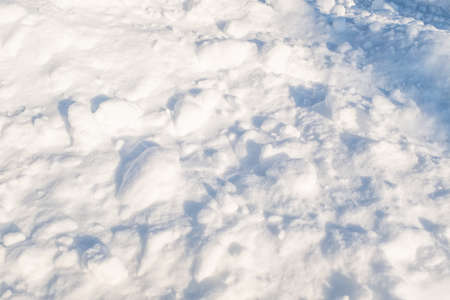 Winter Background of fresh snow texture. Snow Textured Backgroundの写真素材