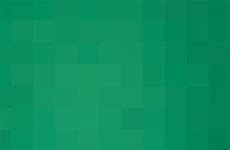 Vector green background. Geometric texture from green squares. A backing of mosaic squares. Abstract green backdrop, space for your design or text. Vector illustrationのイラスト素材