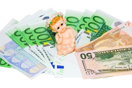 Any money and angleの写真素材