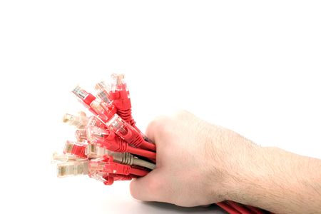 Lan cableの写真素材