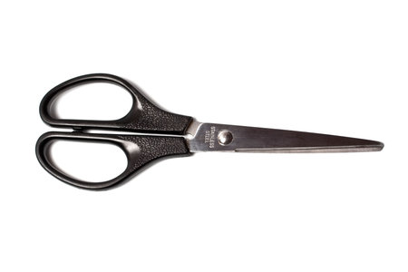 Scissors isolated on white backgroundの写真素材