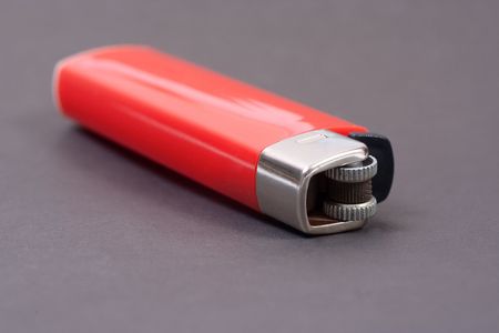 Red lighterの写真素材