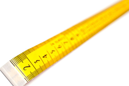 measure tape  isolated on white