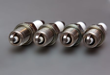 Four sparks plugの写真素材