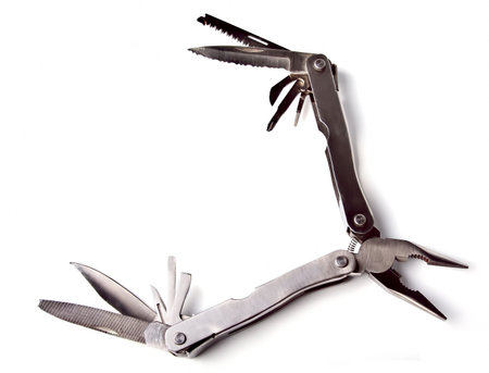 Steel pliers folding multi tool