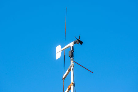 Anemometer is a device used for measuring the speed of wind, and is also a common weather station...