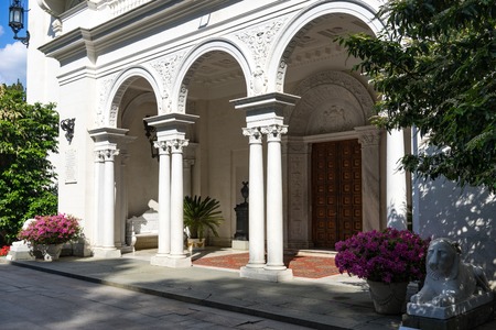 Yalta, Crimea-may 30, 2016: Architecture and interior design of the Livadia Palace.のeditorial素材