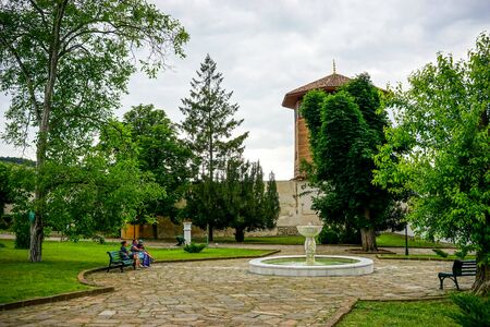 Bakhchysarai, Crimea - June 9, 2016: The architecture of the Crimean Tatar Khans Palace.のeditorial素材