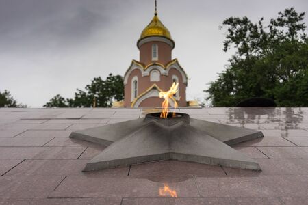 Vladivostok, Russia-August 8, 2018: The Temple-Chapel Of Saint Apostle Andrew The First-Calledのeditorial素材