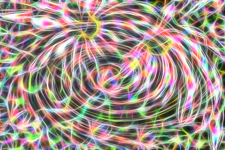 Delicate floral background with patterns of glowing fractals. For design and networking.の写真素材