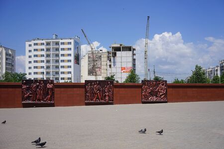 Memorial complex Krasnaya Gorka. Yevpatoriya, Crimeaのeditorial素材