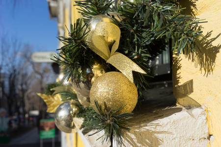 Holiday home decoration for new Year and Christmasの写真素材