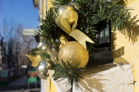Holiday home decoration for new Year and Christmasの写真素材
