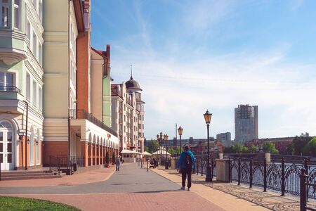Kaliningrad, Russia-may 11, 2016: Urban landscape with views of architecture and attractions.のeditorial素材