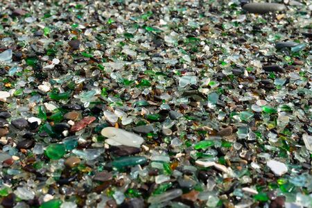 Natural background of sea glass.の写真素材
