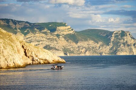 The Bay is Balaklava - the Crimean historical landmark.の写真素材