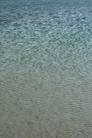 Natural background of water surface with small ripples.の写真素材