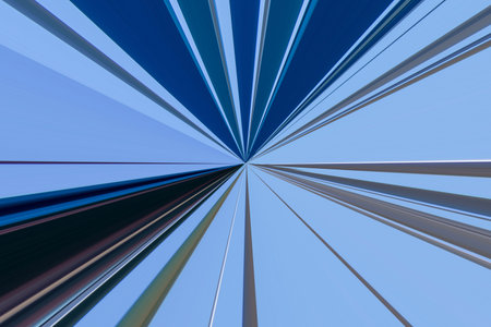 abstract background of rays and lines. For design and networkingのeditorial素材