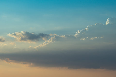 Sky in pastel colors. Natural background