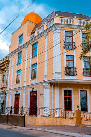 Evpatoria, Crimea-may 23, 2018: Urban landscape with views of the building and architectureのeditorial素材