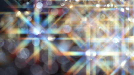 Blurred abstract background with a sparkle of crystals.