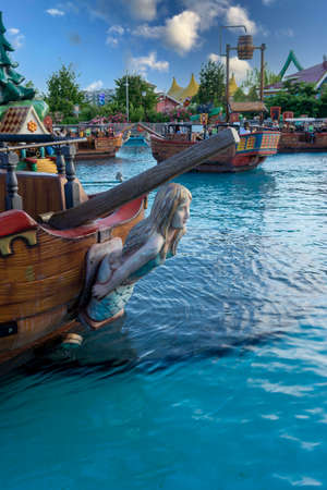 Sochi, Russia - June 19, 2018: Landscape with a view of the Sochi Children's Entertainment Parkのeditorial素材