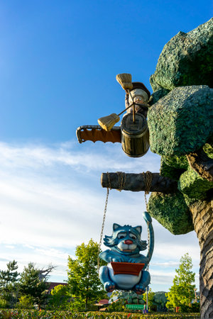 Sochi, Russia - June 19, 2018: Landscape with a view of the Sochi Children's Entertainment Parkのeditorial素材
