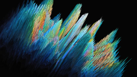 Abstract multicolored textured 3d background, rendering