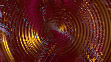 Abstract red background with glowing lines and texture.