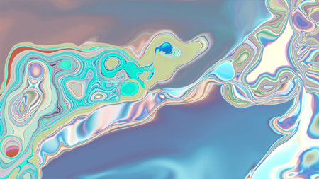Abstract fantasy textured blue background.