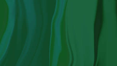 Abstract textured green background with folds.の写真素材