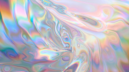 Abstract pearl glowing iridescent mother of pearl backgroundの写真素材