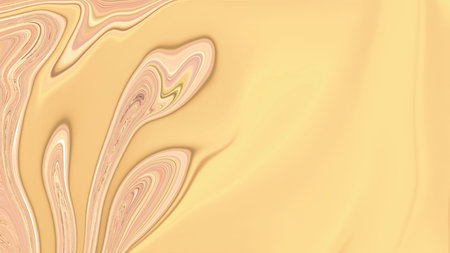 Abstract gradient liquid yellow background. Design, art