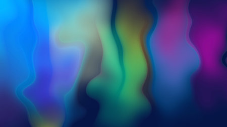 Abstract gradient multicolored neon background. design, art
