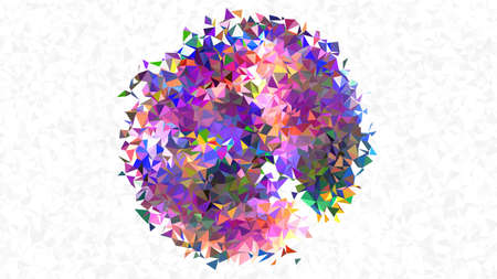 Abstract multicolored geometric polygonal background. design, artの写真素材