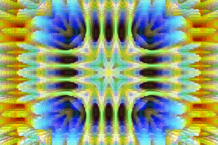 Abstract textured multicolored kaleidoscope background. design, art