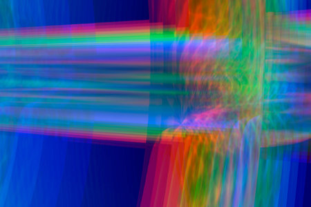 Abstract gradient glowing multicolored background. design, art