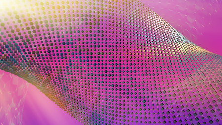 Abstract textured glowing pink background with shapes
