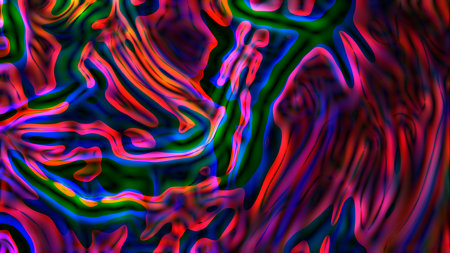 Abstract fantasy glowing multicolored background. design, artの写真素材