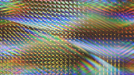 Abstract glowing multicolored textured neon background