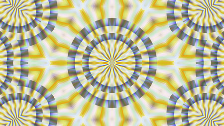 Abstract gradient textured symmetrical yellow background