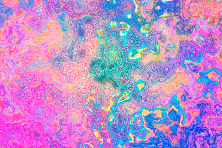 Abstract textured multicolored liquid background